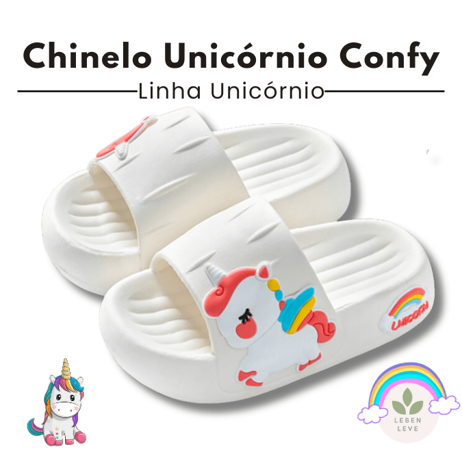 Chinelo Unicornio Confort