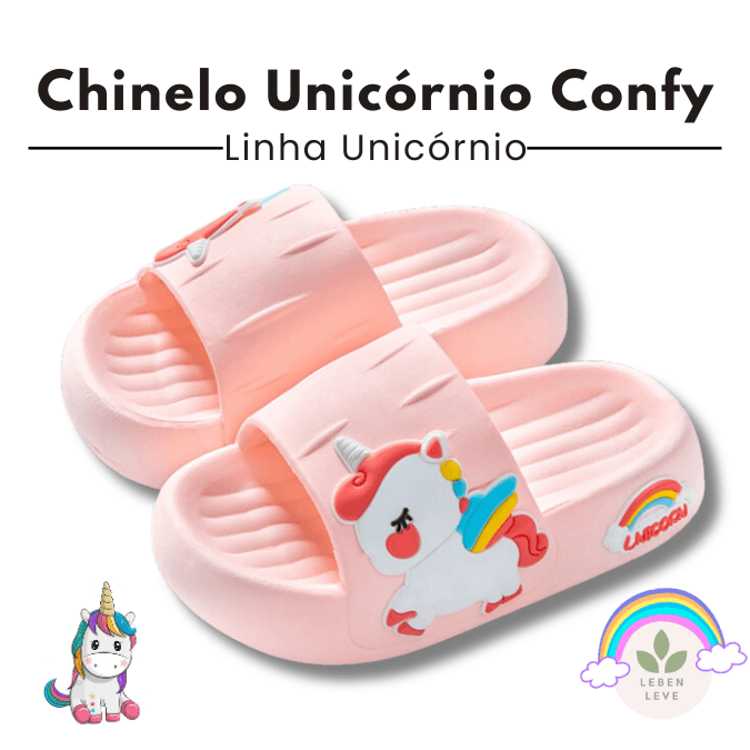 Chinelo Unicornio Confort