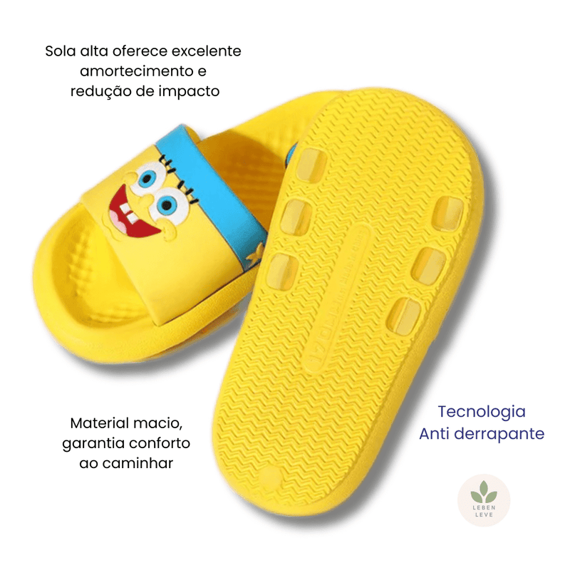 Chinelo Bob Esponja Confort