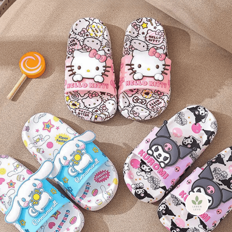 Chinelo Confort Hello Kitty + Brinde Chaveiro Hello Kitty